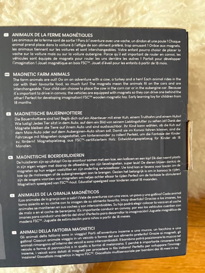 Animaux de la ferme magnétiques janod - photo numéro 4