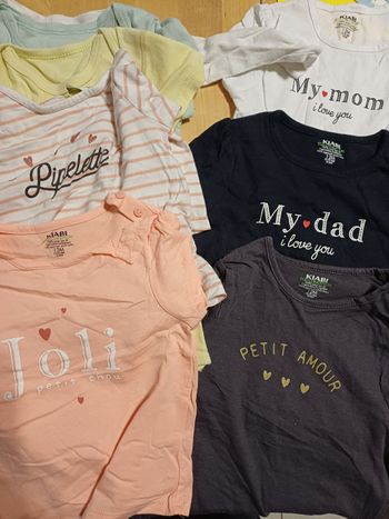 Lot vêtements fille 12 mois