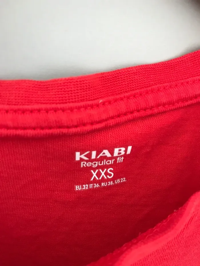 garçon t-shirt manches courtes kiabi 12 ans rouge xxs regular à motif - photo numéro 2