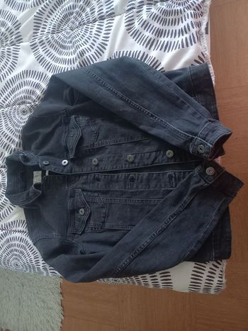 Veste jean noir