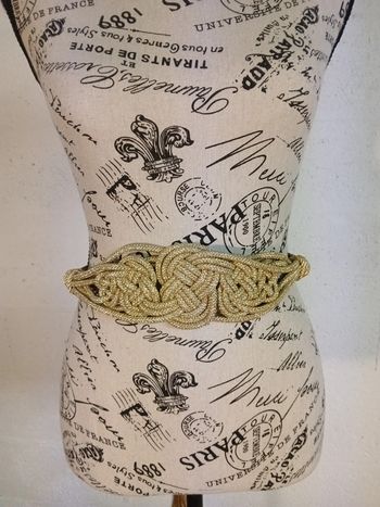Ceinture fantaisie dorée TBE
