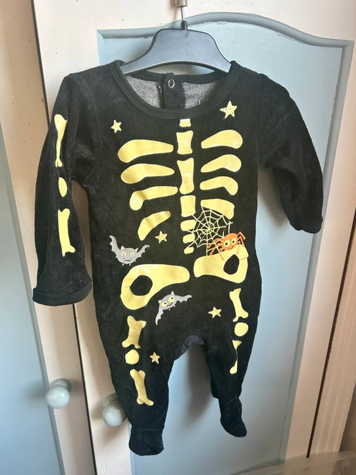 Pyjama Halloween, phosphorescent , 3 mois
