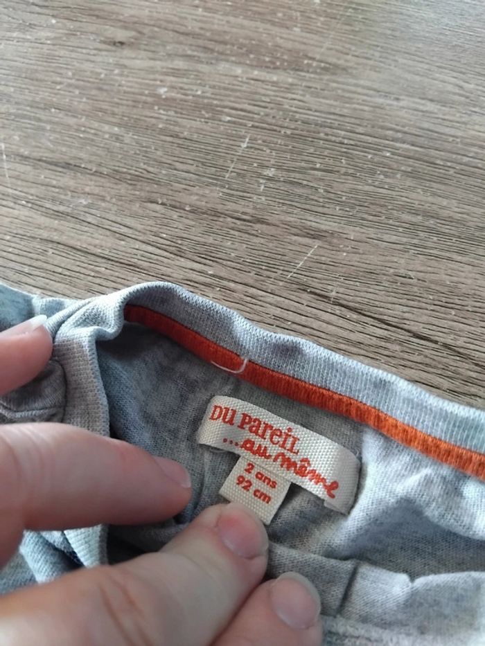 Tee shirt Du pareil au même - photo numéro 3