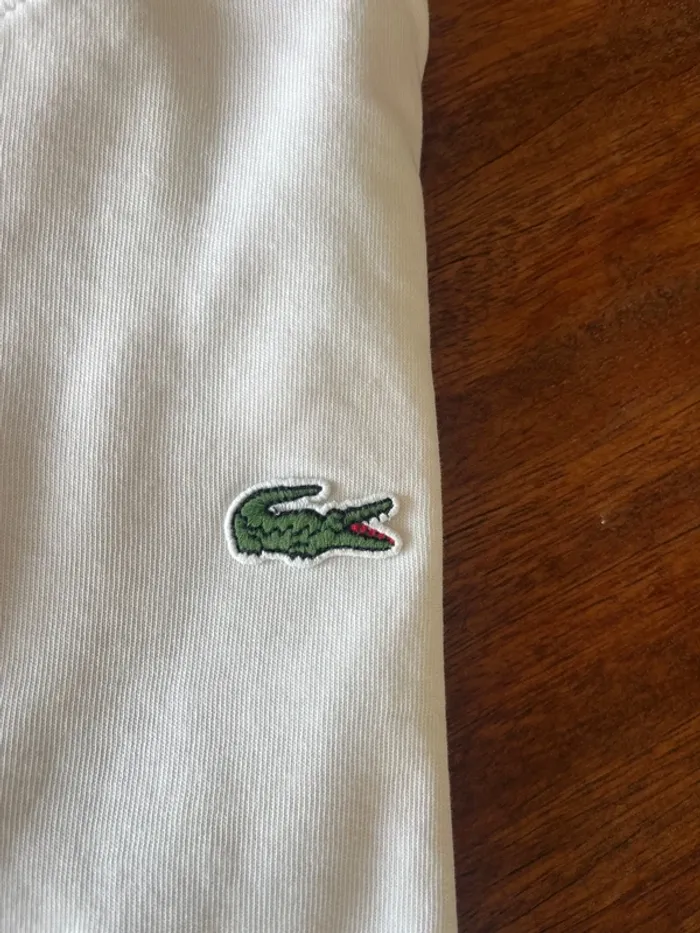 T-shirt blanc - Lacoste - photo numéro 3