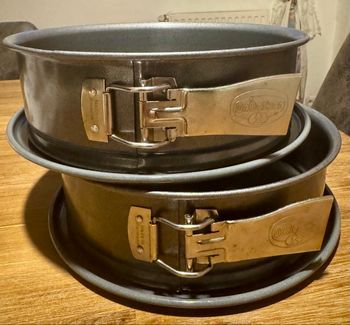 Lot de 2 moules à charnière Dr Oetker – 24 cm – Très bon état