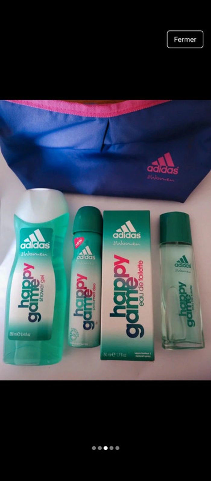 Trousse adidas parfum "happy Game " - photo numéro 3