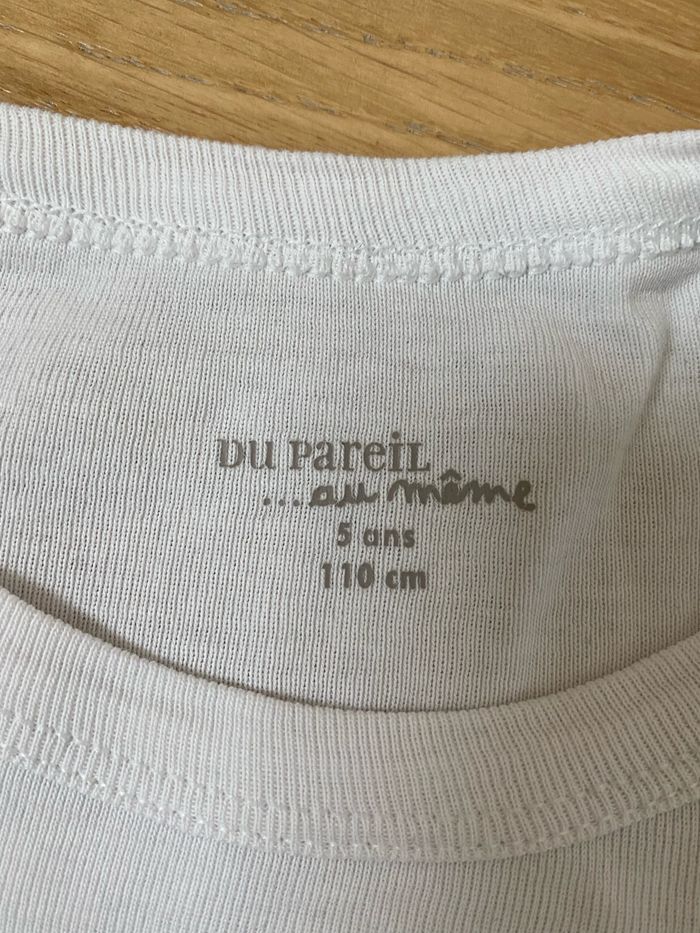 Maillots de corps Dpam 5 ans en tbe - photo numéro 3