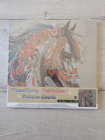 Diamond painting sur toile