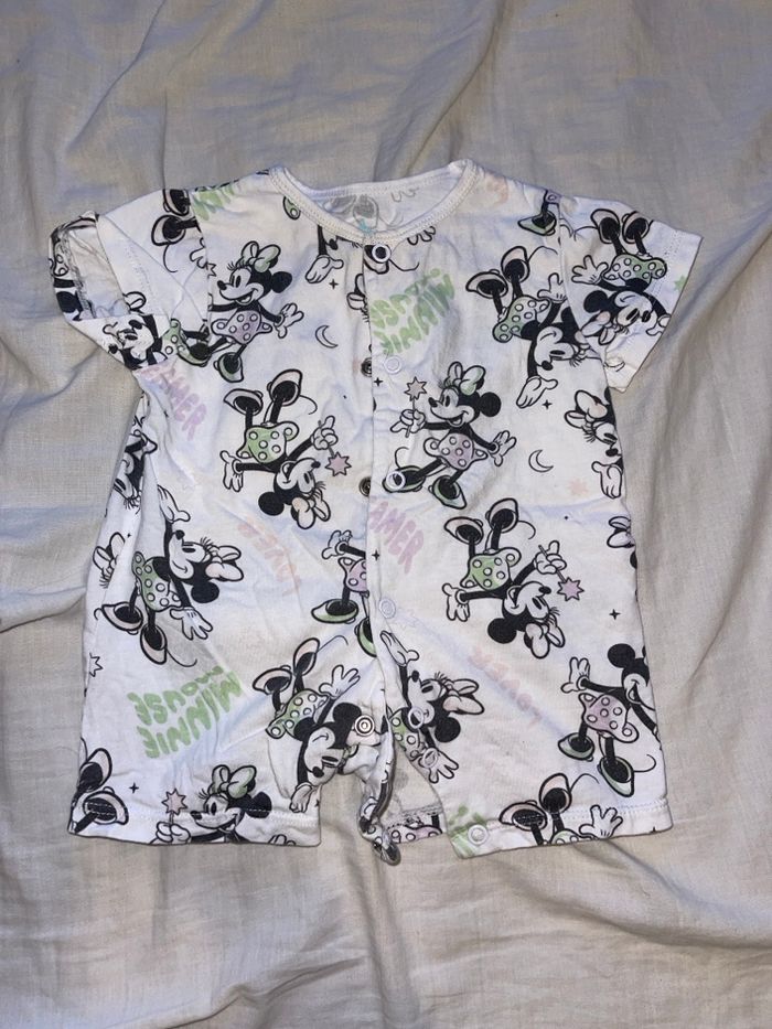 Lots de 6 barboteuses et 1 combi short 3 mois - photo numéro 3