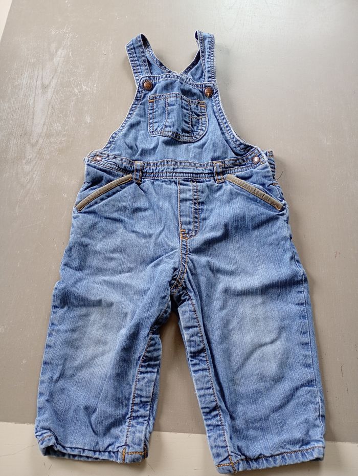 Salopette en jean 74 cm  Obaibi