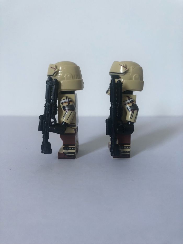 Figurine type lego 2 Storm-troopers. Star Wars - photo numéro 2