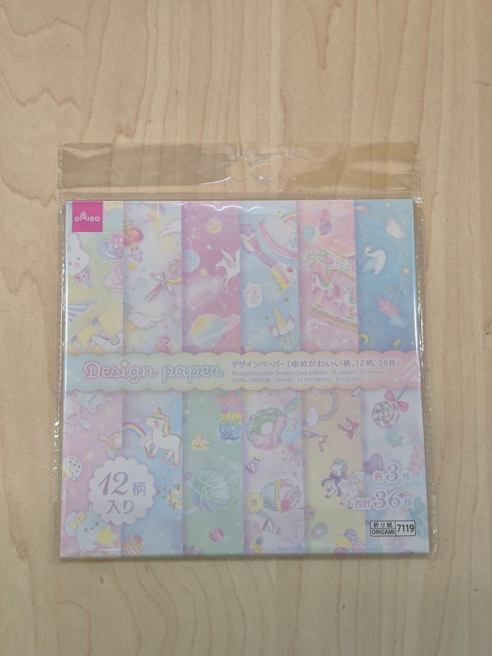 Papier Origami Daiso "Dream Cute"