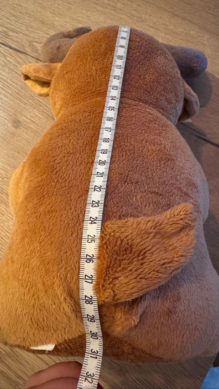 Grande Peluche cerf avec couverture lupilu - photo numéro 9