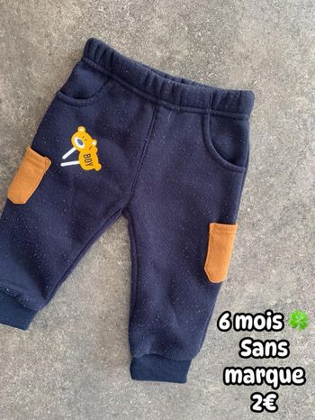 Pantalon 🍀 6 mois 🍀 Sans marque