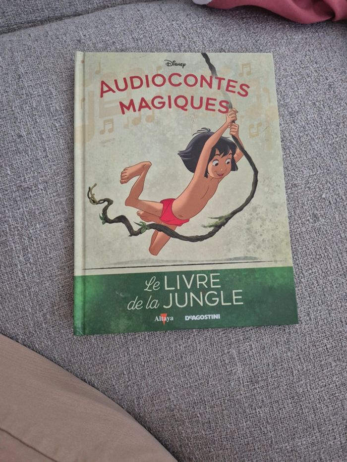 Livre disney audio contes magiques, le livre de la jungle
