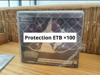 Protection souple etb élite trainer box phoenix shield display clear case
