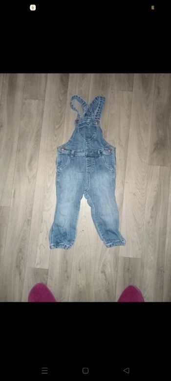 Salopettes en jean