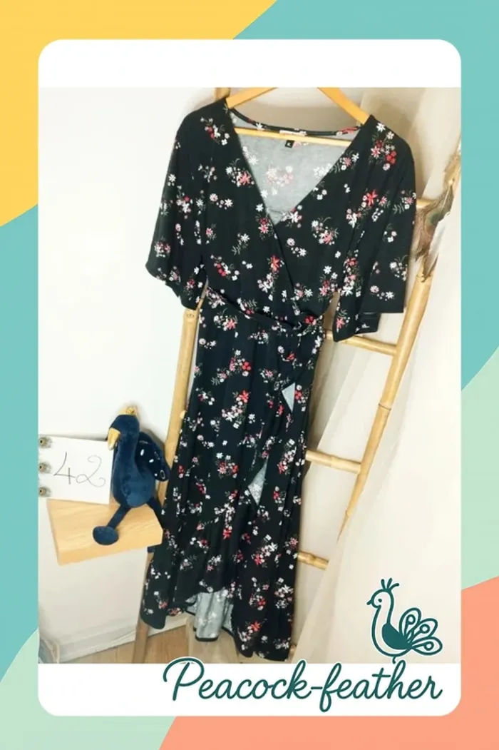 Robe longue noire 42 spirit