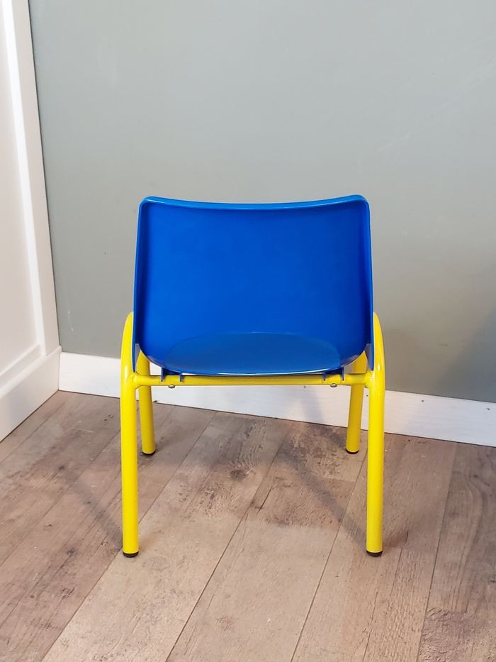 Chaise enfant école maternelle vintage - photo numéro 3