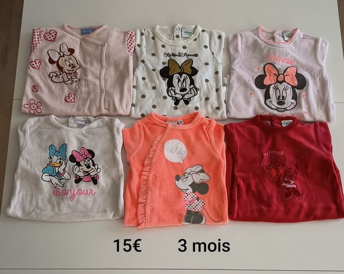 Lot pyjamas minnie