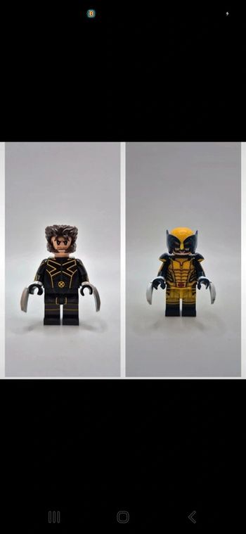Figurines type lego Wolverine Marvel