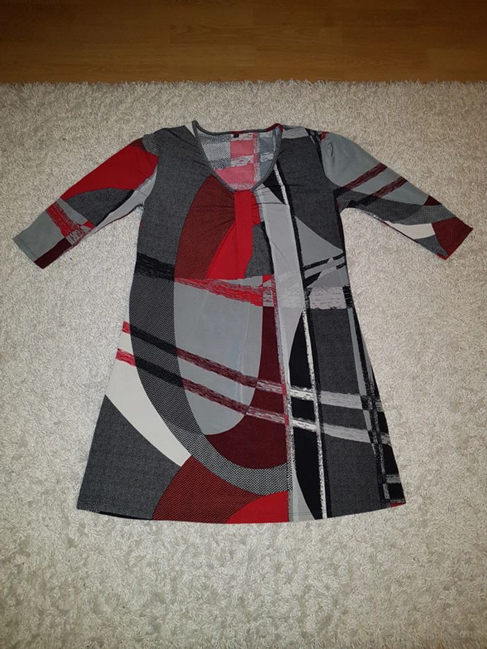 Robe fluide imprimée