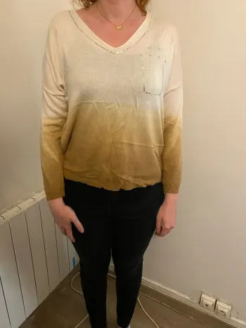 Pull col V d’été