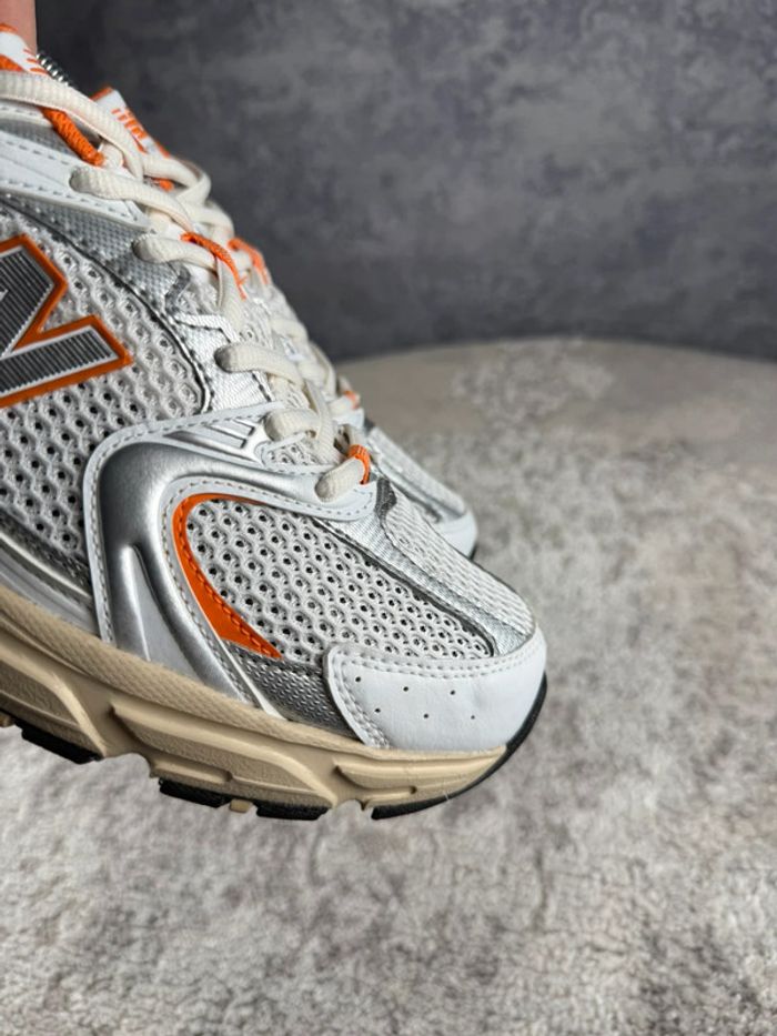 New Balance 530 Running Abzorb - White & Cream & Orange - photo numéro 12