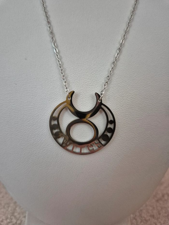 Collier witch argenté - photo numéro 2
