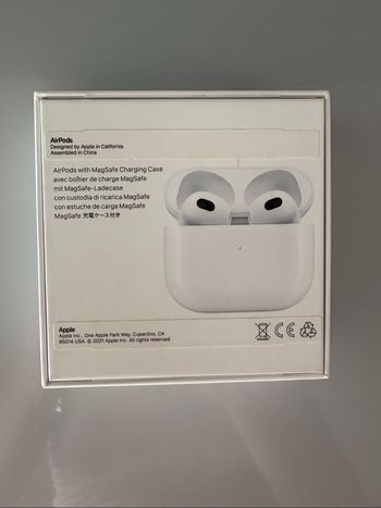 Boîte  écouteurs AirPods