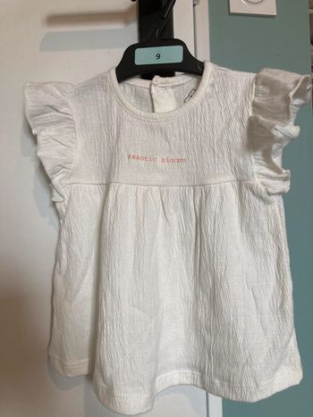 Haut Blanc manche à volants