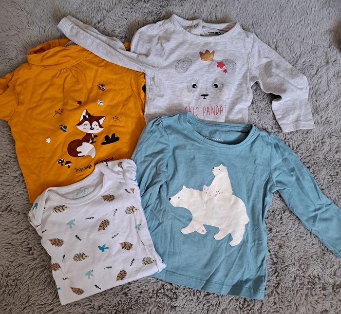 Lot t-shirt manches longues - photo numéro 2