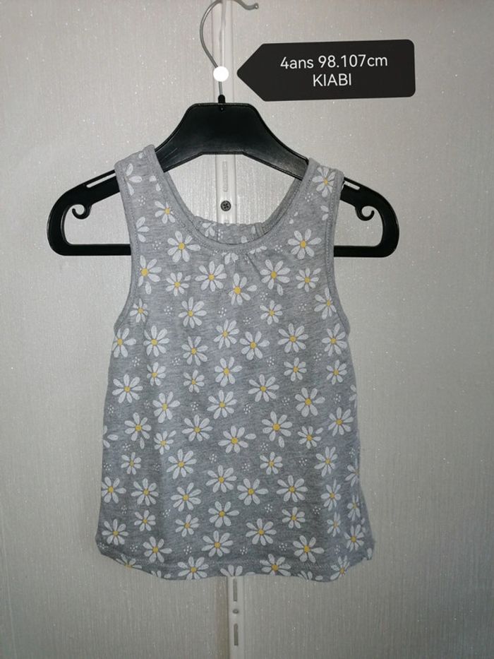 Tee-shirt marguerite 4ans Kiabi