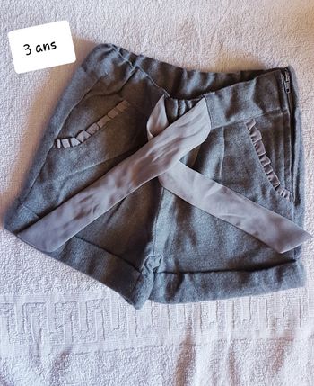 Short velour kiabi 3 ans