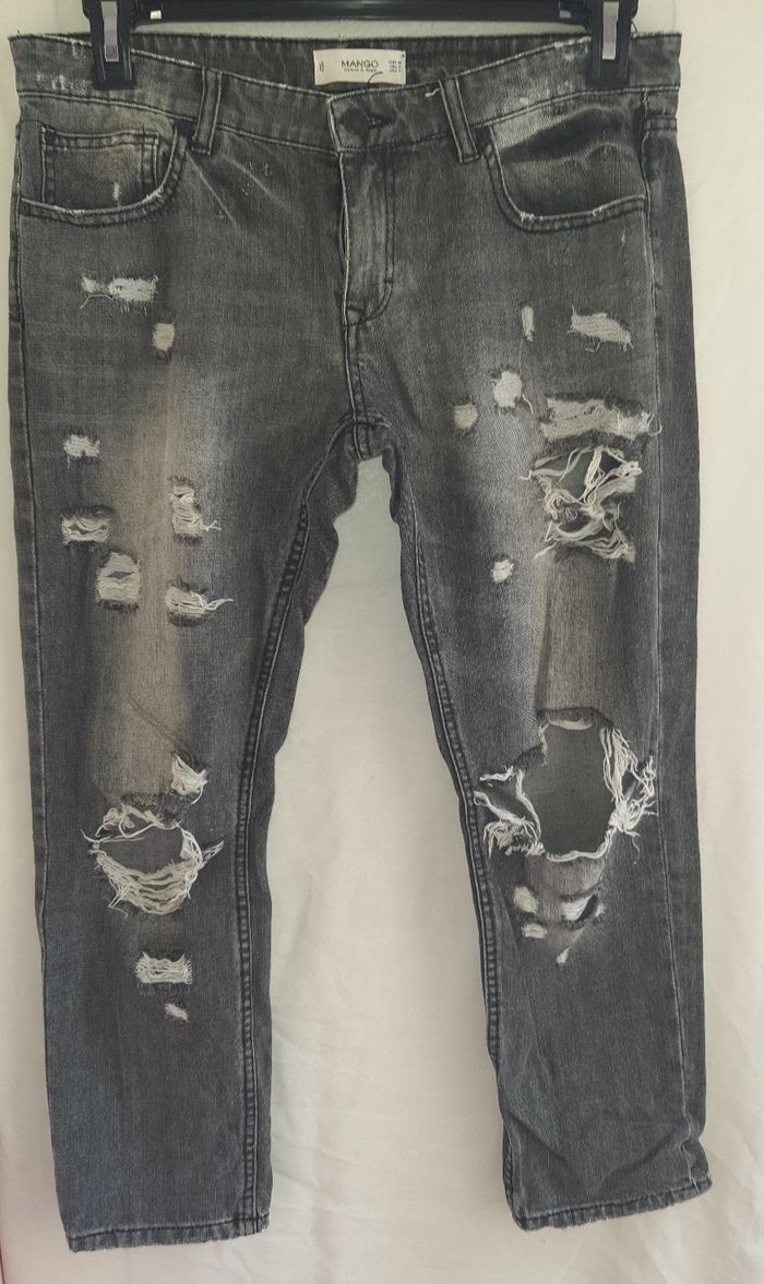 Jeans trouee mango taille 38