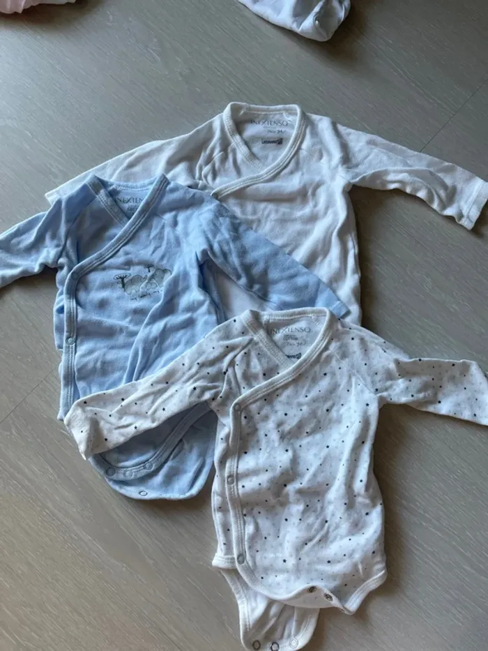 Lot de 3 bodies manches longues