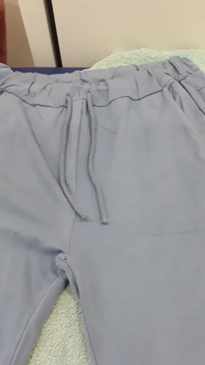 Pantalon jogging t unique bleu ciel - photo numéro 2