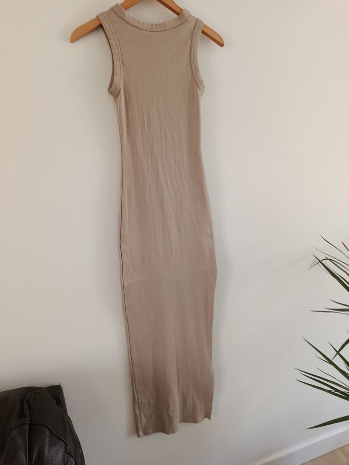 Robe longue beige taille XS - photo numéro 4
