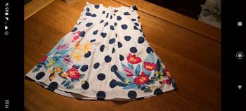 Jolie robe fleurie et pois Catimini