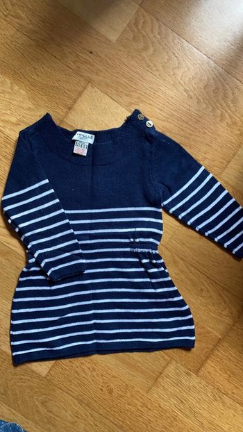 Robe en laine manche longues cyrillus 6 mois