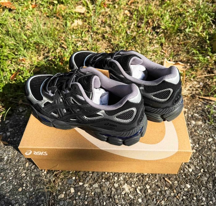 Asics Gel NYC Black Purple Graphite Grey - photo numéro 2