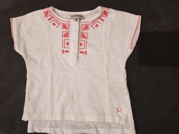 T-shirt blanche léger 24 mois