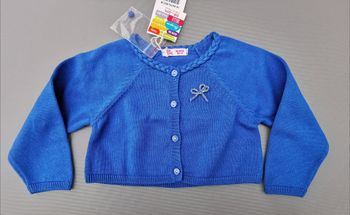 Gilet bleu 18 mois fille neuf Du Pareil Au Même 