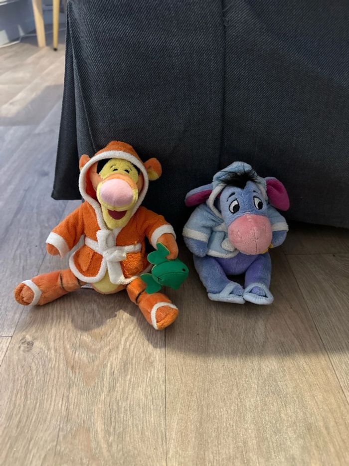 Peluche collection vintage Disney Tigrou et Bourriquet