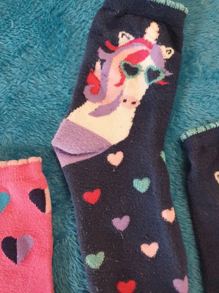 Lot 4 paires de chaussettes collection licorne - photo numéro 4