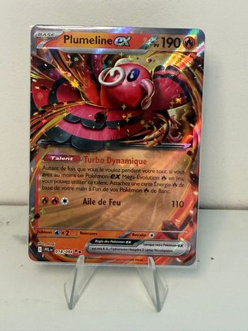 Carte Pokémon ME02 plumeline Ex 018/094