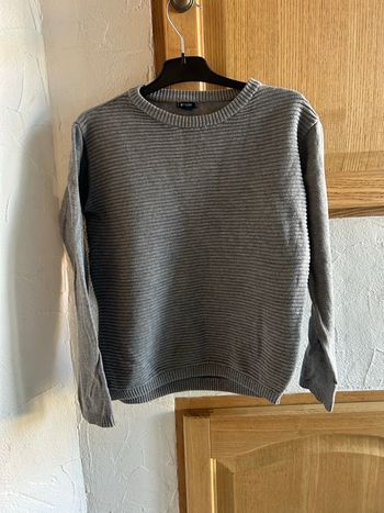 Pull gris Kiabi - 10 ans