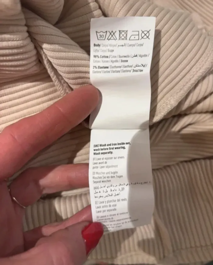 Robe beige côtelée Pimkie - Taille L - photo numéro 9