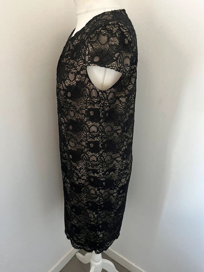 Robe dentelle noire Gérard Darel L - photo numéro 4