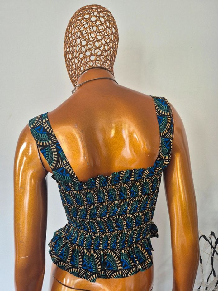Top Court Femme Bleu - photo numéro 2